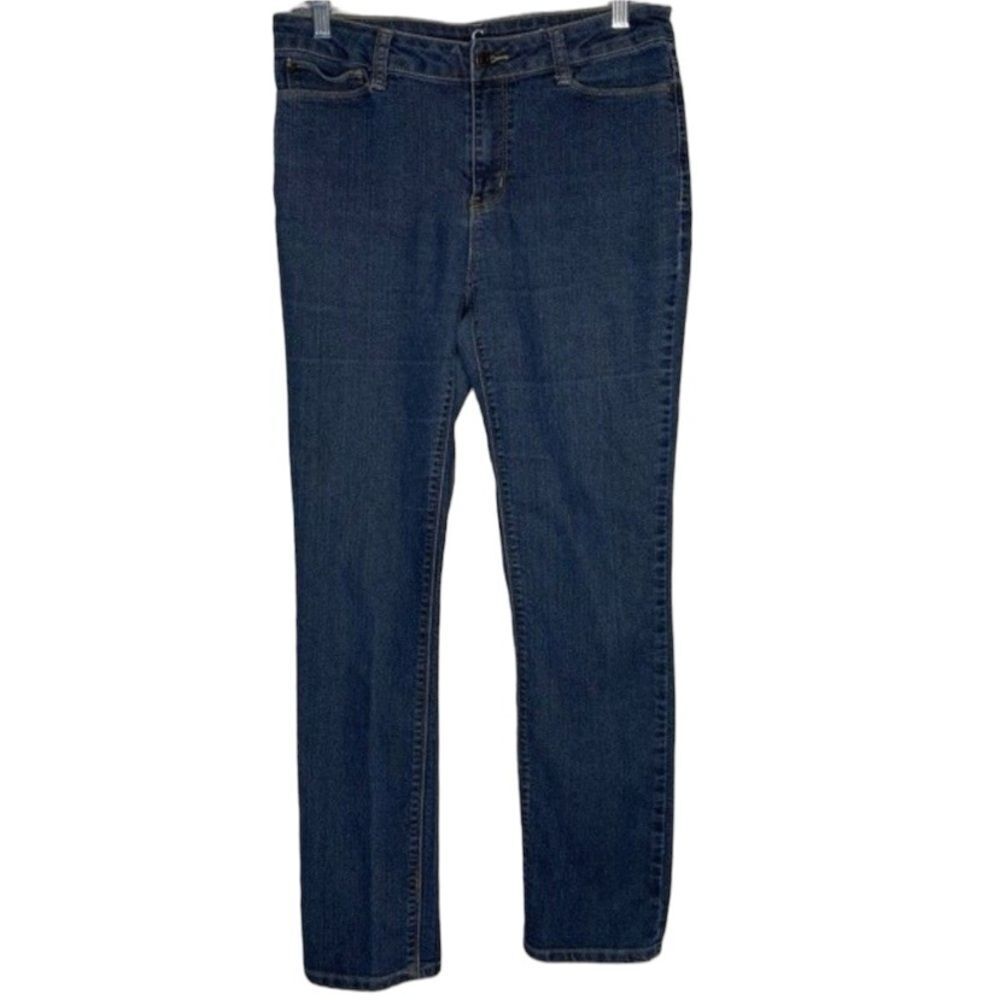 Chadwicks Blue Denim Slim & Straight Fit Jeans 8